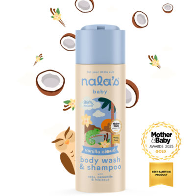 Vanilla Cloud Body Wash & Shampoo with Oats, Camomile & Hibiscus 200ml thumbnail 3