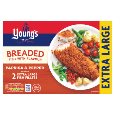 2 Paprika & Pepper Extra Large Fish Fillets 300g thumbnail 2