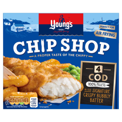 Chip Shop 4 Cod Fillets 400g thumbnail 2
