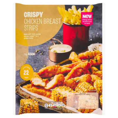 Crispy Chicken Breast Strips 400g