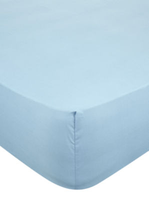George Home Plain Fitted Sheet - Double
