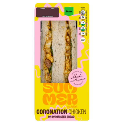 Summer by Coronation Chicken on Onion Seed Bread