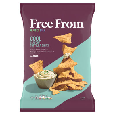 ASDA Free From Cool Flavour Tortilla Chips 180g