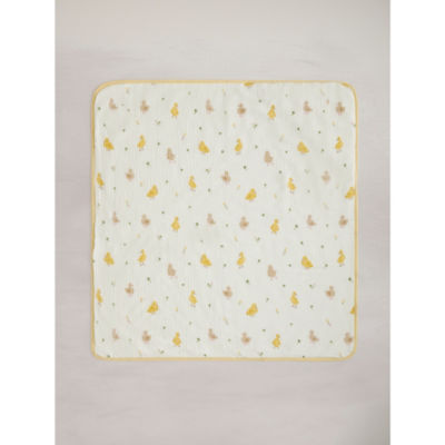Stacey Solomon White & Yellow Ducks Cotton Hooded Towel thumbnail 3