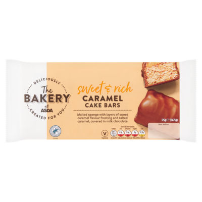 The Bakery at  Caramel Cake Bars 5 x 25g (125g) thumbnail 2