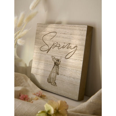 Stacey Solomon Cream Easter Spring Sign