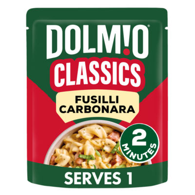 Classics Carbonara Fusilli Microwave Instant Pasta Meal 250g thumbnail 2