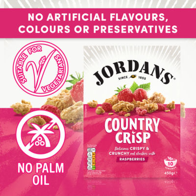 Country Crisp Raspberry Breakfast Cereal 450g thumbnail 4