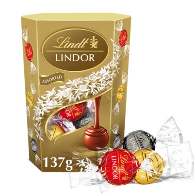 Lindor Assorted Chocolate Truffles Box 137g thumbnail 2