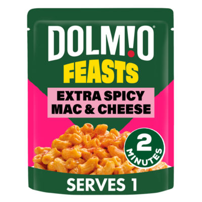 DOLMIO Feasts Extra Spicy Mac and Cheese 250g