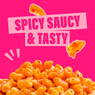 Feasts Spicy Mac & Cheese Microwave Instant Pasta Meal 250g thumbnail 3