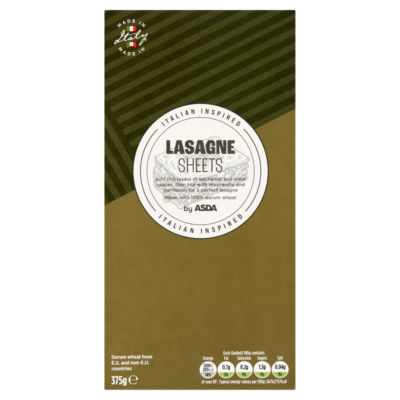 Italian Inspired Lasagne Sheets 375g thumbnail 2