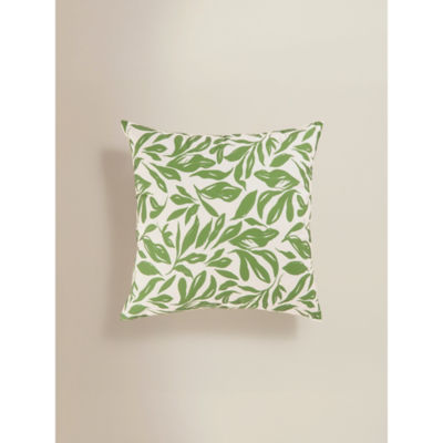 Green Outdoor Leaves Cushion thumbnail 2