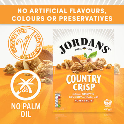 Country Crisp Honey & Nuts Breakfast Cereal 450g thumbnail 4