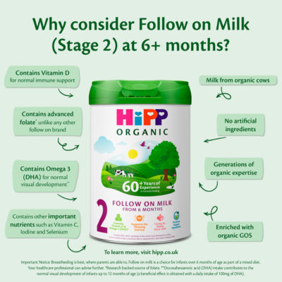 Organic 2 Follow on Milk from 6 Months 800g thumbnail 4
