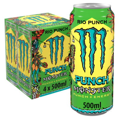 Energy Drink Rio Punch 4 x 500ml