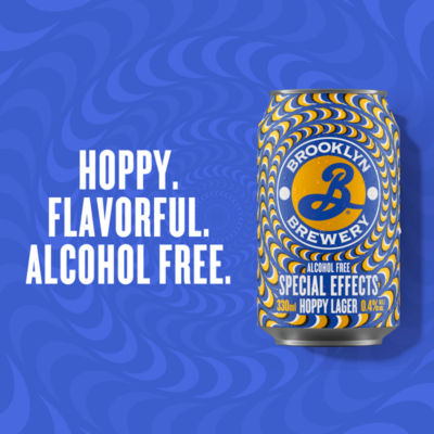 Brooklyn Special Effects Alcohol Free Lager Beer Cans 4 x 330ml thumbnail 3