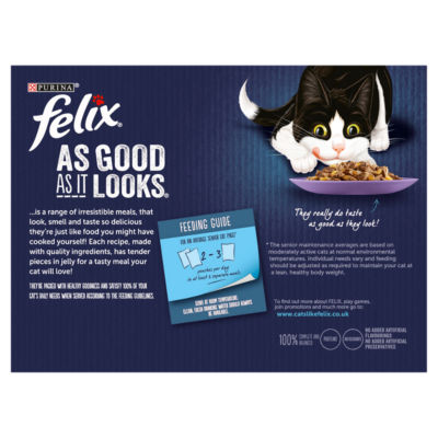 As Good As it Looks Senior 7+ Mixed in Jelly Wet Cat Food 12x85g thumbnail 3
