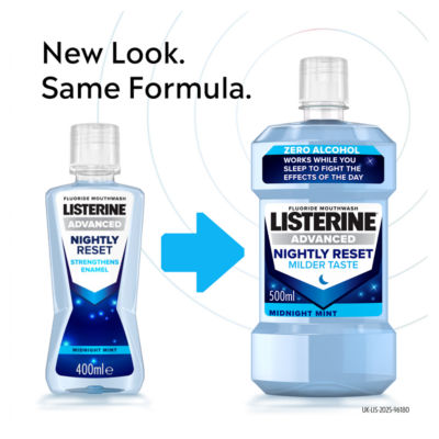 Advanced Nightly Reset Zero Alcohol Mouthwash 500ml thumbnail 3