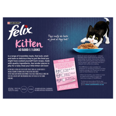 As Good As it Looks Kitten Fish in Jelly Wet Cat Food 12x100g thumbnail 3