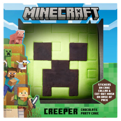 Creeper Chocolate Party Cake