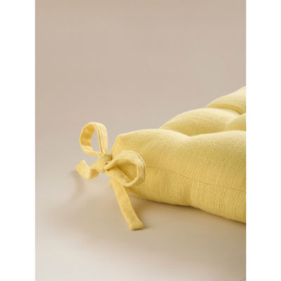Yellow Polyester Seat Pad - Set of 2 thumbnail 3