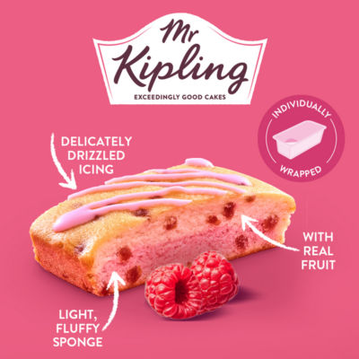 Lunchbox Raspberry Cake Slices 4 pack thumbnail 3