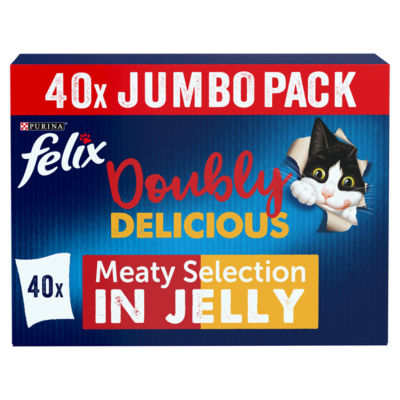 FELIX Doubly Delicious Countryside Selection Wet Cat Food 40x85g