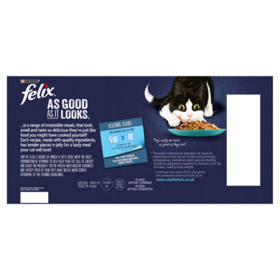 As Good As it Looks Ocean Feasts Wet Cat Food 40x85g thumbnail 3