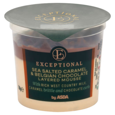 Sea Salted Caramel & Belgian Chocolate Layered Mousse 110g thumbnail 2