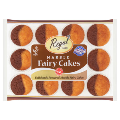 12 Marble Fairy Cakes 280g