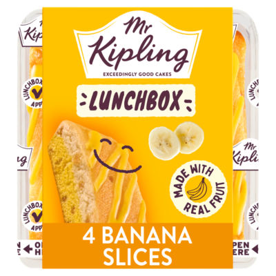 Mr Kipling Banana Lunchbox Slices