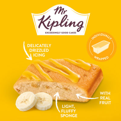 Lunchbox Banana Cake Slices 4 Pack thumbnail 3