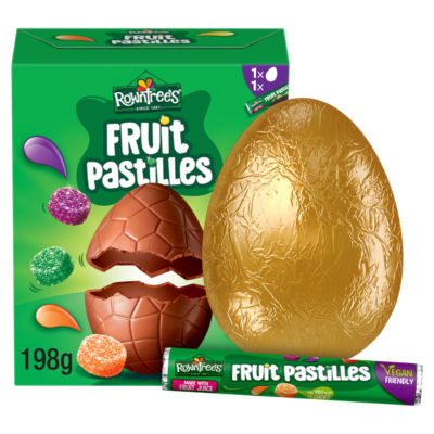 Fruit Pastilles Milk Chocolate Large Easter Egg 198g