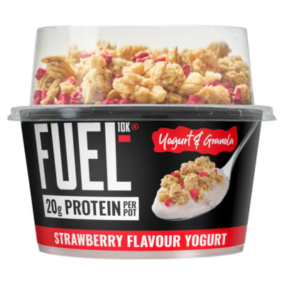 High Protein Strawberry Yogurt & Raspberry Granola Breakfast Pot 173g thumbnail 4