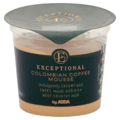 Exceptional by ASDA Colombian Coffee Mousse 100g