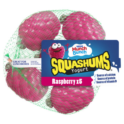 Squashums Raspberry Yogurt 5 x 60g thumbnail 2