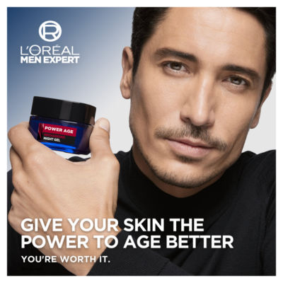 L'Oréal Men Expert Power Age Recharging Night Gel 50ml thumbnail 3