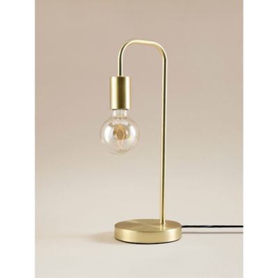 Gold-Tone U-Shape Desk Lamp thumbnail 2