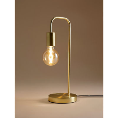 Gold-Tone U-Shape Desk Lamp thumbnail 3
