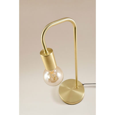 Gold-Tone U-Shape Desk Lamp thumbnail 4