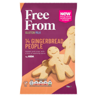 Free From by Asda 14 Gingerbread People 154g