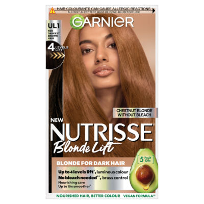 Nutrisse Blonde Lift Dye, Vegan, UL1 Chestnut Blonde Lift, rich, subtle blonde hues. thumbnail 2