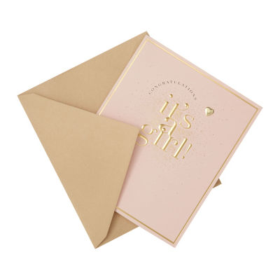 Girl Birth Congratulations Card thumbnail 4
