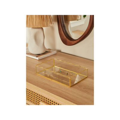 Gold Scallop Tray