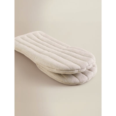 Beige Linen Rich Single Oven Glove thumbnail 3