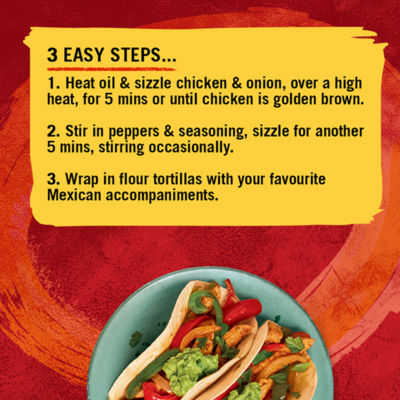 Chicken Fajitas Recipe Mix 35g thumbnail 3