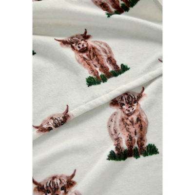 Natural Highland Cow Cotton Towel Range thumbnail 3