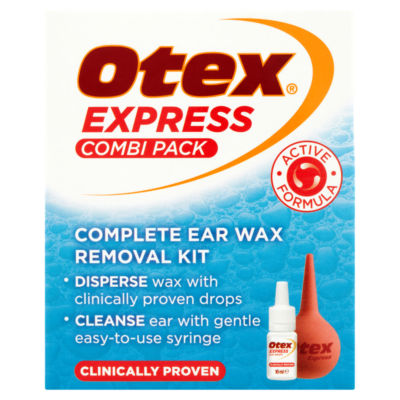 Express Combi Pack Complete Ear Wax Removal Kit 10ml