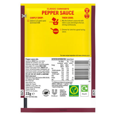 Classic Comforts Sauce Mix Pepper Sauce 22 g thumbnail 3